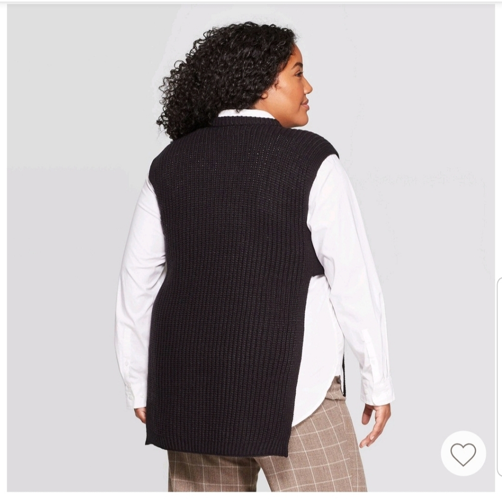 Women's Tabard Wrap Jacket - A New Day Black - Picture 5 of 10